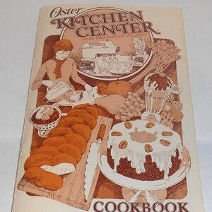 Vintage Oster Kitchen Center Cookbook Paperback Cookbook